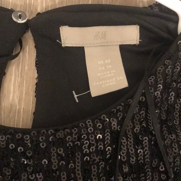 H&M | Black Sequin Dress - Picture 2 of 3